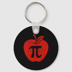 Apple Pi Day Pi Symbol Kindermädchen Jugendjunge J Schlüsselanhänger