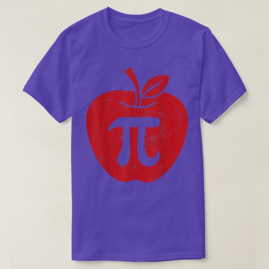 Apple Pi Day Pi Symbol Kindermädchen Jugendjunge J T-Shirt (Design vorne)
