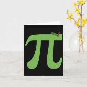 Apple Pi Funny Math Pi Day Pie Joke für Mathe Lieb Karte (Gelbe Blume)