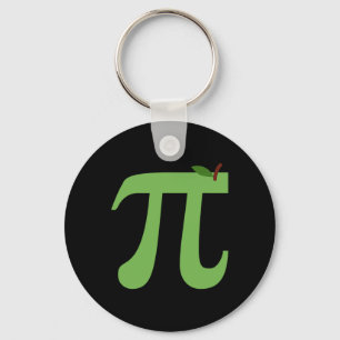 Apple Pi Funny Math Pi Day Pie Joke für Mathe Lieb Schlüsselanhänger