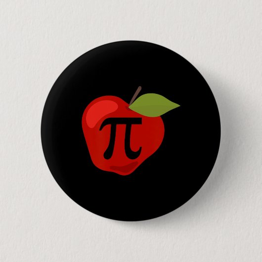 Apple Pi Funny Mathematiker Erntedank Pie Day G Button (Vorderseite)
