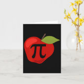 Apple Pi Funny Mathematiker Erntedank Pie Day G Karte (Gelbe Blume)