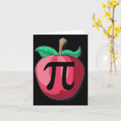 Apple Pi Funny Mathematiker Erntedank Pie Day G Karte (Gelbe Blume)