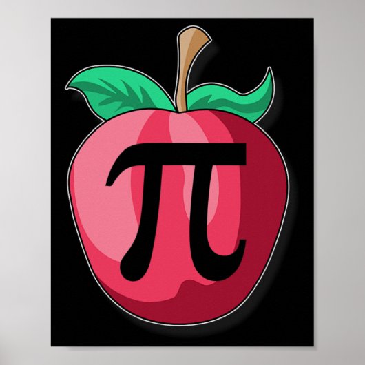 Apple Pi Funny Mathematiker Erntedank Pie Day G Poster (Vorne)