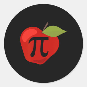 Apple Pi Funny Mathematiker Erntedank Pie Day G Runder Aufkleber
