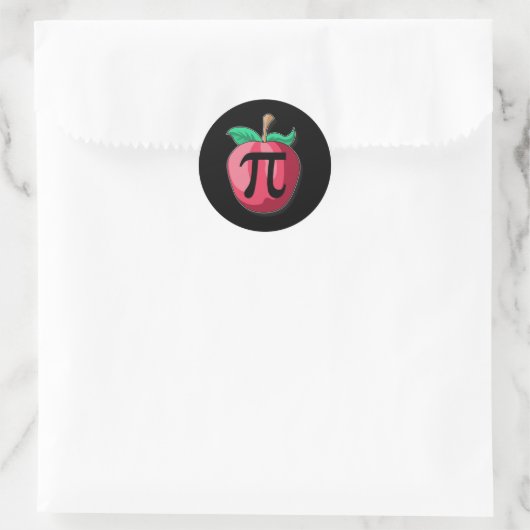 Apple Pi Funny Mathematiker Erntedank Pie Day G Runder Aufkleber (Tasche)