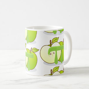Apple Pi Green Mathe Teacher Kaffeetasse