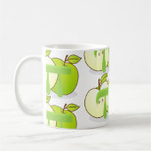Apple Pi Green Mathe Teacher Kaffeetasse (Links)