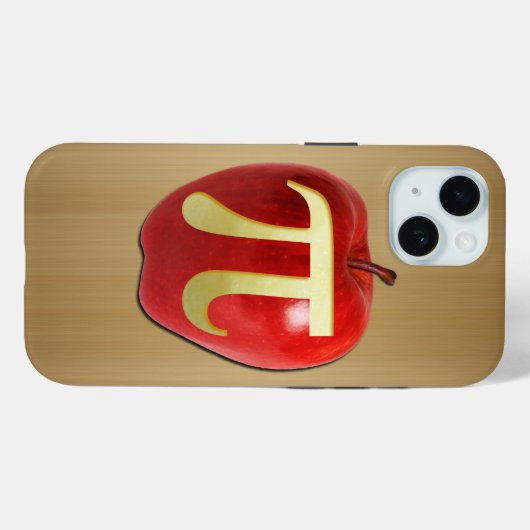 Apple Pi iPhone Case (Rückseite (Horizontal))