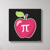 Apple Pi Leinwanddruck (Vorderseite)