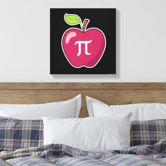 Apple Pi Leinwanddruck (Insitu (Schlafzimmer))