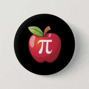 Apple Pi - Math Lovers' Mathematiklehrer Pi Day Button