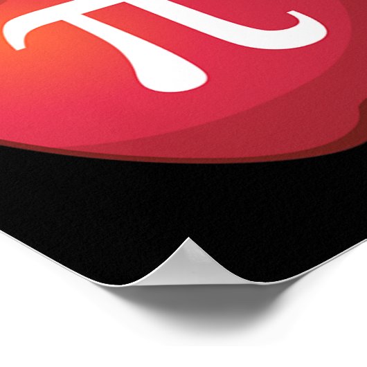 Apple Pi - Math Lovers' Mathematiklehrer Pi Day Poster (Ecke)