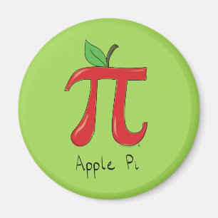 Apple Pi Niedlich Mah Pi Day Magnet