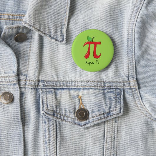 Apple Pi Niedlich Math Pi Day Button Button (Beispiel)