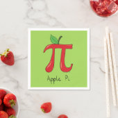Apple Pi Niedlich Mathe Pi Day Party Napkins Serviette (Beispiel)