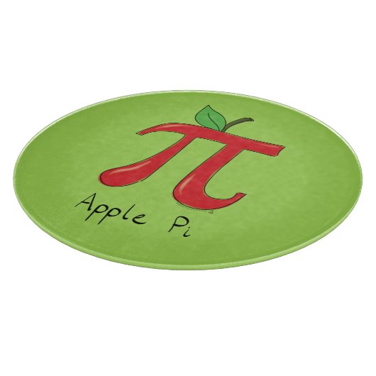 Apple Pi Niedlich Mathe Pi Day Pie Cutting Board Schneidebrett (Ecke)