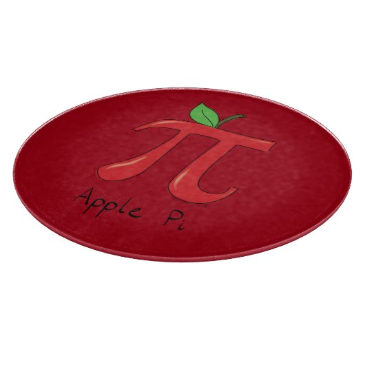 Apple Pi Niedlich Mathe Pi Day Pie Cutting Board Schneidebrett (Ecke)