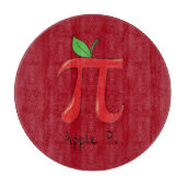 Apple Pi Niedlich Mathe Pi Day Pie Cutting Board Schneidebrett (Vorderseite)