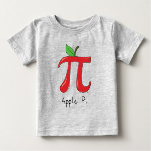 Apple Pi Niedlich Mathematik Pi Day Kid's Baby T - Baby T-shirt