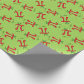Apple Pi Niedlich Mathematik Pi Tag Geschenkpapier (Ecke)