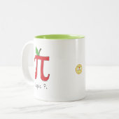Apple Pi Niedlich Mathematik Pi Tag Kaffee Tasse (Vorderseite Links)