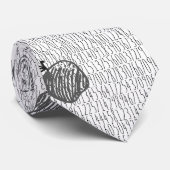 Apple Pi Numbers Math Teacher Krawatte (Gerollt)