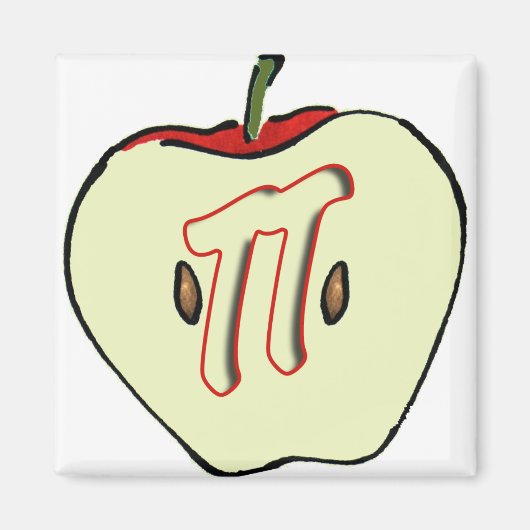 Apple PI (PIE) 3.14 Magnet (Vorne)