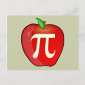 Apple Pi Postkarte (Vorderseite)
