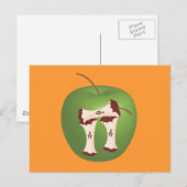 Apple Pi Postkarte (Vorne/Hinten)
