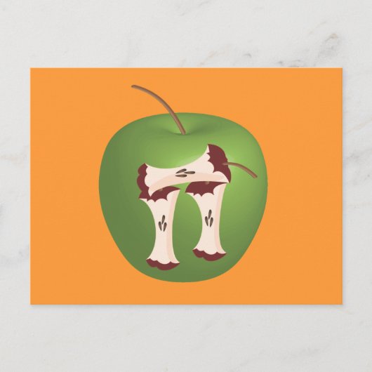 Apple Pi Postkarte (Vorderseite)