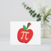 Apple Pi Postkarte (Stehend Vorderseite)