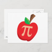Apple Pi Postkarte (Vorne/Hinten)