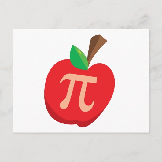 Apple Pi Postkarte (Vorderseite)