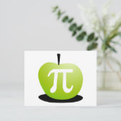 Apple Pi Postkarte (Stehend Vorderseite)