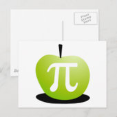 Apple Pi Postkarte (Vorne/Hinten)