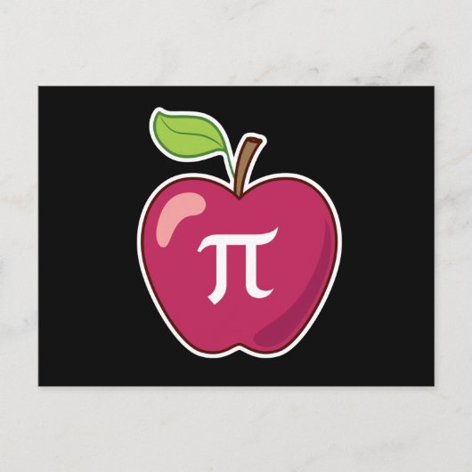 Apple Pi Postkarte (Vorderseite)