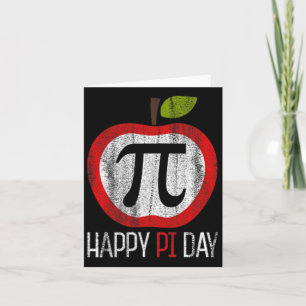 Apple Pi-Shirt Mathe Karte