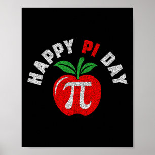 Apple Pi Tag 3.14 Math Lehrer Student Geek Nerd G Poster