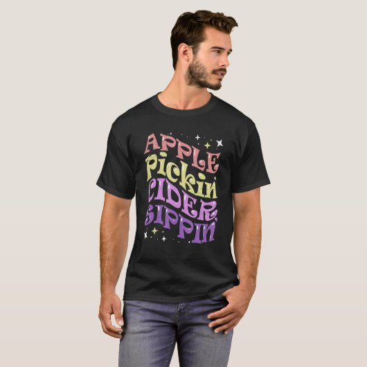 Apple Pickin Cider Sippin Apple Picking Crew Harve T-Shirt (Vorne ganz)