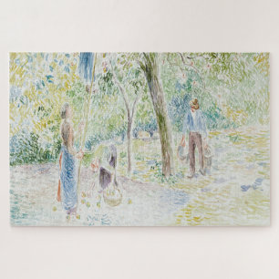Apple Picking (1884-1885) von Camille Pissarro Puzzle