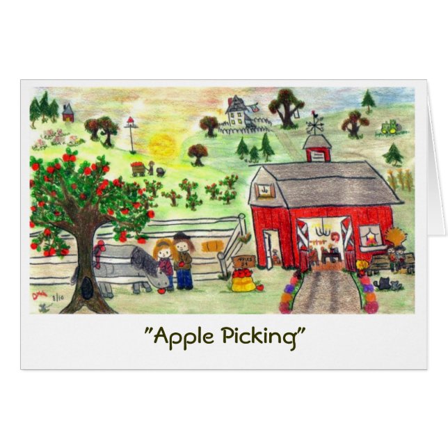 ‚Apple Picking‘ (A) (Vorderseite (Horizontal))