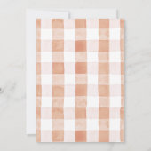 Apple Picking Basket & Apple Tree Geburtstag Einladung (Rückseite)