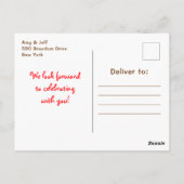 Apple Picking Birthday Black Hair Girl Postcard Postkarte (Rückseite)