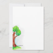 Apple Picking Boys Einladung (Rückseite)