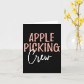 Apple Picking Crew Apple Picking Outfit Apple Pick Karte (Gelbe Blume)