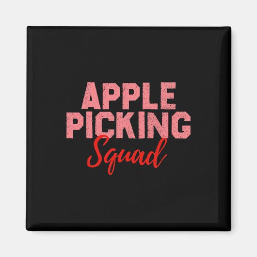 Apple Picking Crew Apple Picking Outfit Apple Pick Magnet (Vorne)