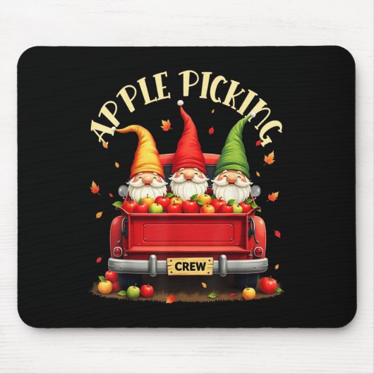 Apple Picking Crew Matching Fall Squad Apple Picki Mousepad (Vorne)
