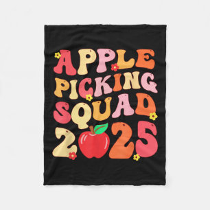 Apple Picking Squad 2025 Herbst Bauer Apple Orchar Fleecedecke
