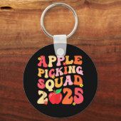 Apple Picking Squad 2025 Herbst Bauer Apple Orchar Schlüsselanhänger (Vorderseite)